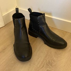 COACH black Chelsea boots - 11